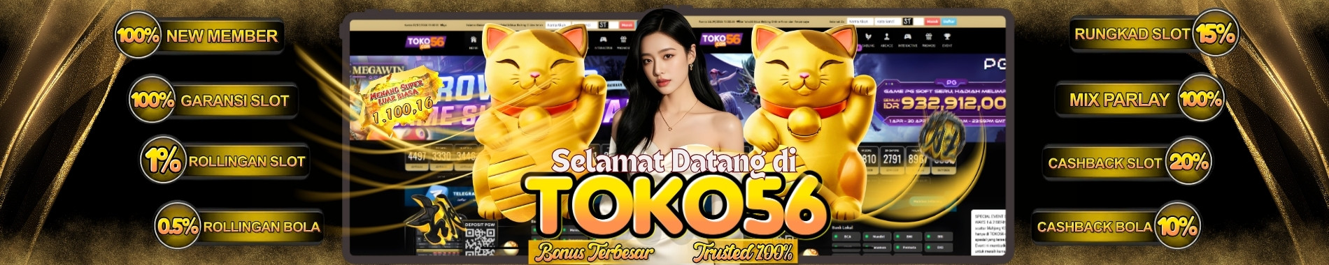 WELCOME BONUS TOKO56